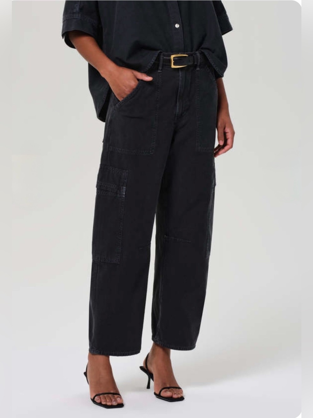 CITIZENS OF HUMANITY Marcelle Low Slung Easy Cargo Jean in Trinity - Picture 4 of 12